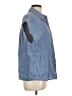 Vince. 100% Linen Blue Sleeveless Button-Down Shirt Size L - photo 4
