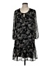 Rose + Olive 100% Polyester Paisley Black Casual Dress Size M - photo 1