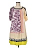 Leifnotes Print Purple Casual Dress Size 8 - photo 1