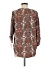 Valerie Stevens 100% Polyester Brown 3/4 Sleeve Blouse Size M - photo 2