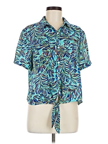 Lily White Short Sleeve Blouse (view 1)