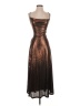 Shein 100% Polyester Metallic Brown Cocktail Dress Size 4 - photo 1