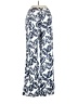 Lands' End Tropical Blue Linen Pants Size 4 - photo 2