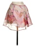 Shein 100% Polyester Floral Pink Casual Skirt Size 2 - photo 2