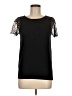 Ann Taylor LOFT Black Short Sleeve Top Size M - photo 1