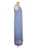 Karin Stevens 100% Polyester Solid Blue Casual Dress Size 10 - photo 4