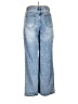 Shein 100% Modal Graphic Blue Jeans Size L (tall) - photo 2