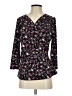 Liz Claiborne Black Long Sleeve Top Size S - photo 1