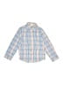 Unbranded Checkered-gingham Blue Long Sleeve Button-Down Shirt Size 5 - photo 1