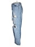 Shein 100% Modal Graphic Blue Jeans Size L (tall) - photo 5