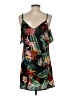 Shein 100% Polyester Tropical Black Casual Dress Size 2 - photo 2