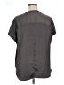 Old Navy 100% Polyester Gray Short Sleeve Blouse Size XL - photo 2
