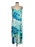 Connected Apparel 100% Polyester Tie-dye Blue Teal Casual Dress Size 6 - photo 1