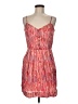 Kitty 100% Polyester Print Red Casual Dress Size M - photo 1
