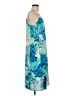 Connected Apparel 100% Polyester Tie-dye Blue Teal Casual Dress Size 6 - photo 4
