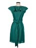 Gianni Bini 100% Polyester Solid Teal Cocktail Dress Size 4 - photo 2