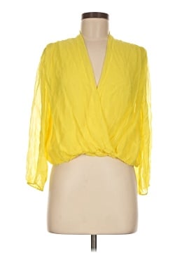 Alice + Olivia 3/4 Sleeve Silk Top (view 1)