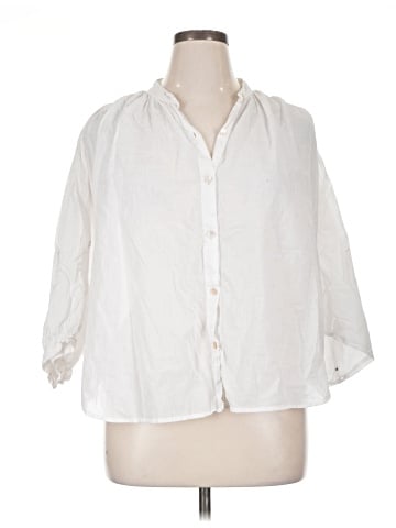 Rebecca Taylor 3/4 Sleeve Button-Down Shirt (view 1)
