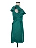 Gianni Bini 100% Polyester Solid Teal Cocktail Dress Size 4 - photo 4