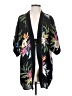Kona Sol 100% Polyester Black Kimono Size S - photo 1