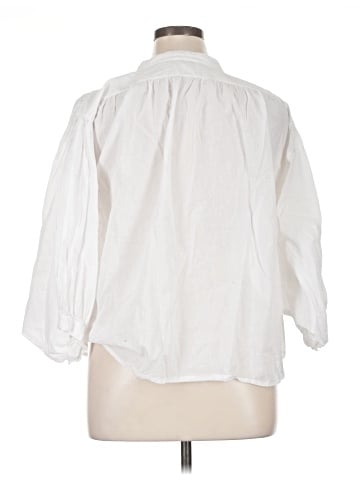 Rebecca Taylor 3/4 Sleeve Button-Down Shirt (view 2)