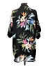 Kona Sol 100% Polyester Black Kimono Size S - photo 2
