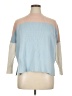 Zesica Color Block Blue Turtleneck Sweater Size XL - photo 1