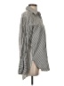 CAD Stripes Silver Long Sleeve Button-Down Shirt Size XS - photo 4