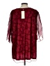 SeSe Code Burgundy 3/4 Sleeve Blouse Size L - photo 2
