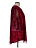 SeSe Code Burgundy 3/4 Sleeve Blouse Size L - photo 4