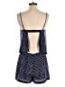Aqua 100% Polyester Polka Dots Blue Romper Size XS - photo 2
