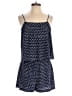 Aqua 100% Polyester Polka Dots Blue Romper Size XS - photo 1