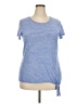 Apt. 9 Blue Short Sleeve Top Size XXL - photo 1