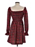 Unbranded Plaid Red Casual Dress Size S - photo 2