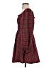 Unbranded Plaid Red Casual Dress Size S - photo 5