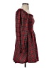 Unbranded Plaid Red Casual Dress Size S - photo 4
