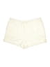 Nic + Zoe Solid Ivory Shorts Size XL - photo 1