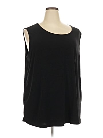 Ulla Popken Sleeveless T-Shirt (view 1)