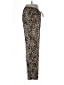 Bershka Animal Print Gold Casual Pants Size L - photo 4