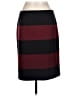 Nine West Stripes Burgundy Formal Skirt Size 10 - photo 2