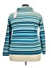 Fashion Bug Stripes Blue Turtleneck Sweater Size 22 - photo 2