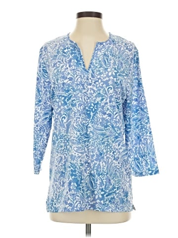 Cathy Daniels Long Sleeve Henley (view 1)