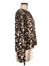 Tart 100% Polyester Animal Print Brown Long Sleeve Blouse Size M - photo 4