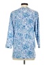 Cathy Daniels Blue Long Sleeve Henley Size S - photo 2