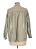 AE77 100% Cotton Gray Long Sleeve Blouse Size L - photo 2
