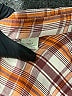 Unbranded Plaid Orange Long Sleeve Button-Down Shirt Size XL - photo 7
