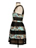 BCBGMAXAZRIA 100% Polyester Graphic Teal Cocktail Dress Size 0 - photo 5