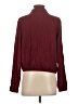 Express 100% Rayon Burgundy Long Sleeve Blouse Size S - photo 2