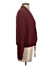 Express 100% Rayon Burgundy Long Sleeve Blouse Size S - photo 4