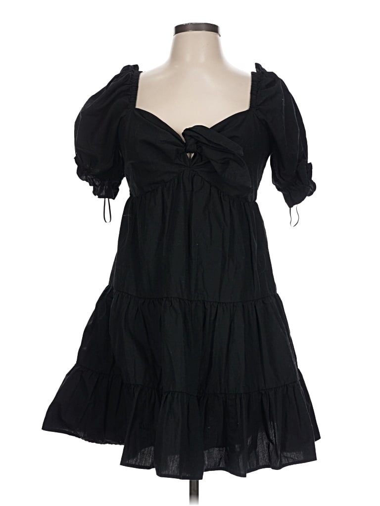 Pre-owned Express Casual Dress In Black